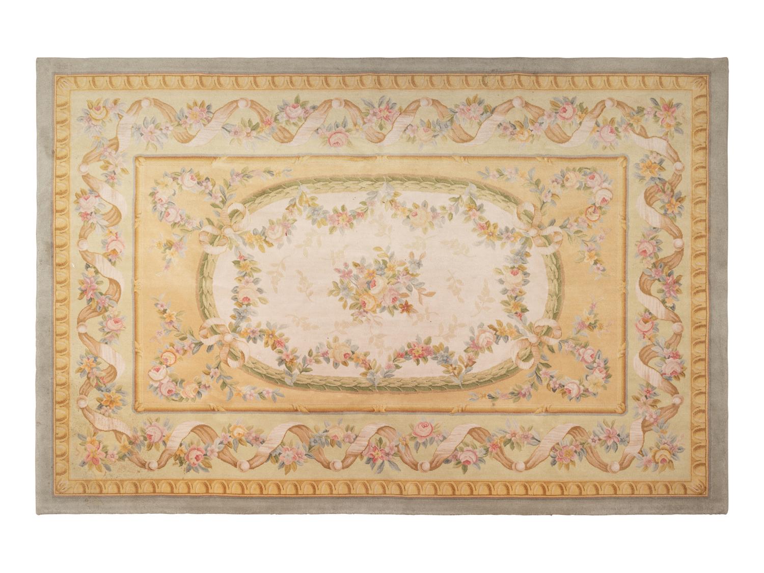 A Savonnerie Style Wool Rug