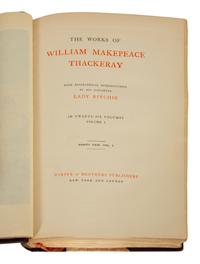 BINDINGS: The Complete Works of William Makepeace Thackery , Centenary Biographical Edition, 26 Volumes
