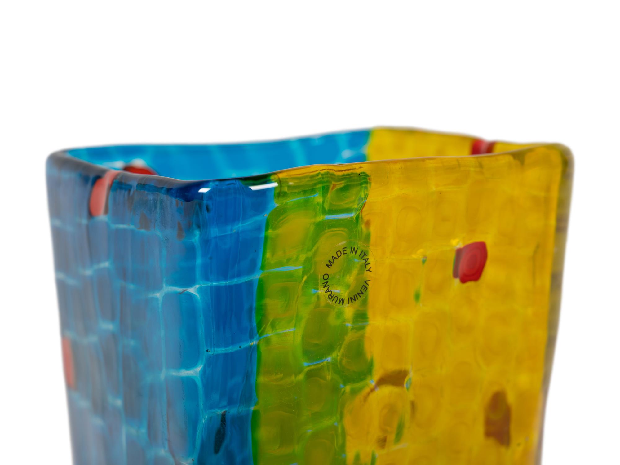 Frisage Vase, 1994 Venini Murano, Italy