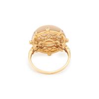 MOTHER-OF-PEARL AND DIAMOND RING