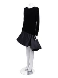 Pierre Cardin Haute Couture Velvet Dress, c.1992