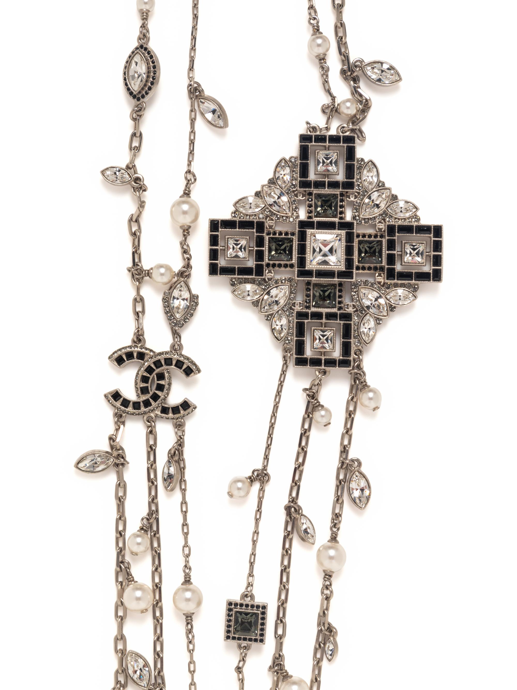Chanel Brasserie C ollection Cross Necklace, 2015