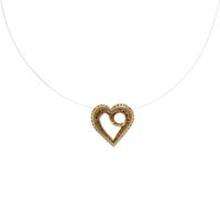 Two Diamond and Tricolor Gold Pendant Necklaces