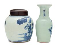 Two Chinese Blue and White 'Boys' Porcelain Wares