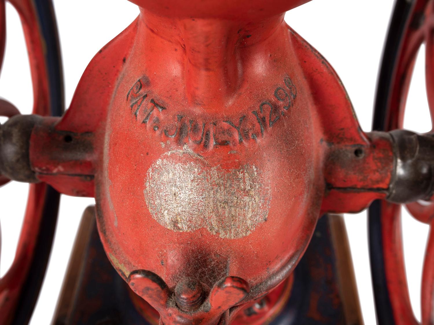 An Enterprise No. 3 Painted Cast Iron Coffee Mill