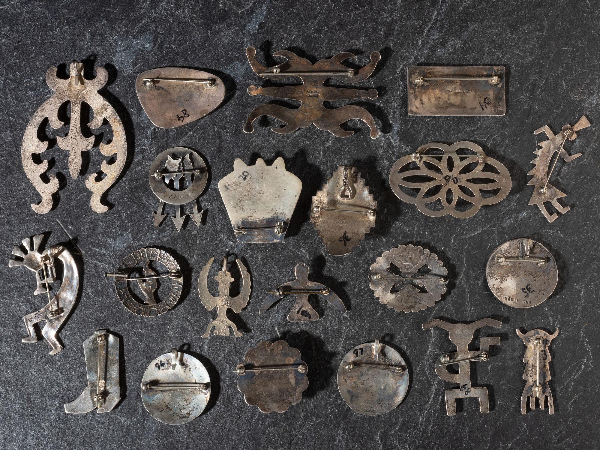 Navajo, Mexican, and Southwestern-style Pins / Pendants