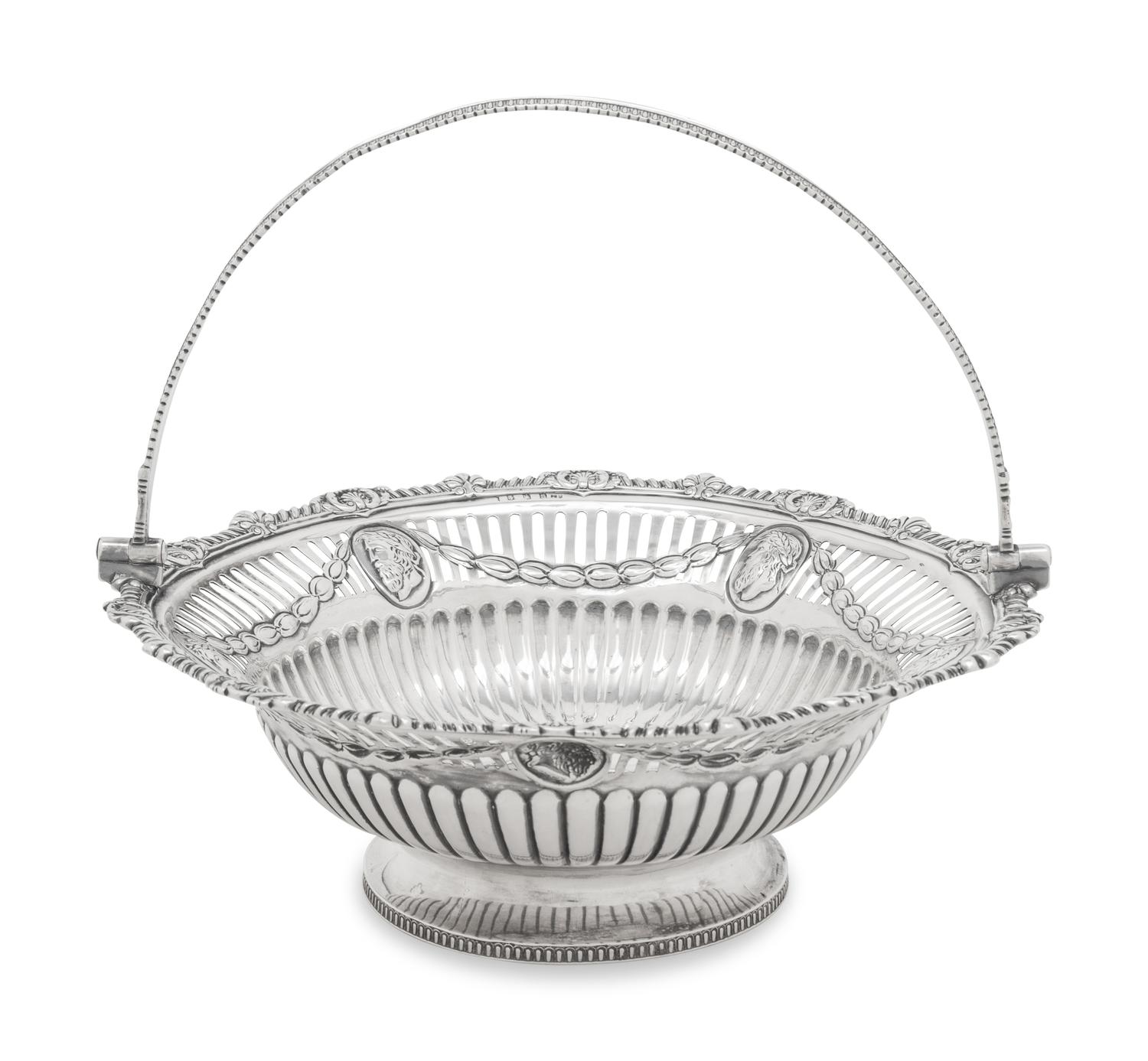 An Irish Silver Basket