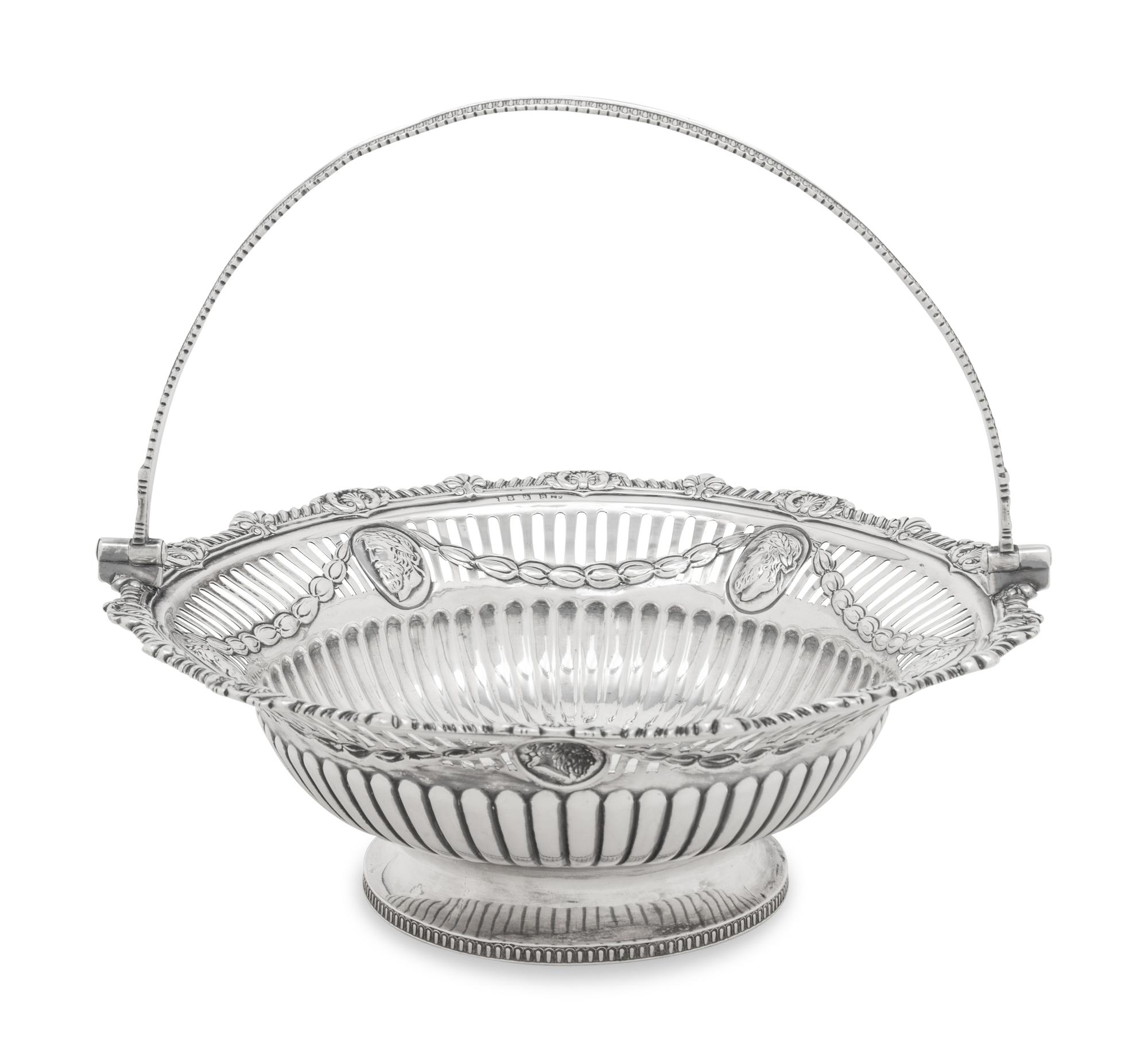 An Irish Silver Basket