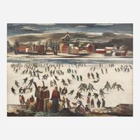 Bror Julius Olsson Nordfeldt (American, 1878–1955) Winter Sports