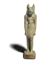 An Egyptian Faience Anubis