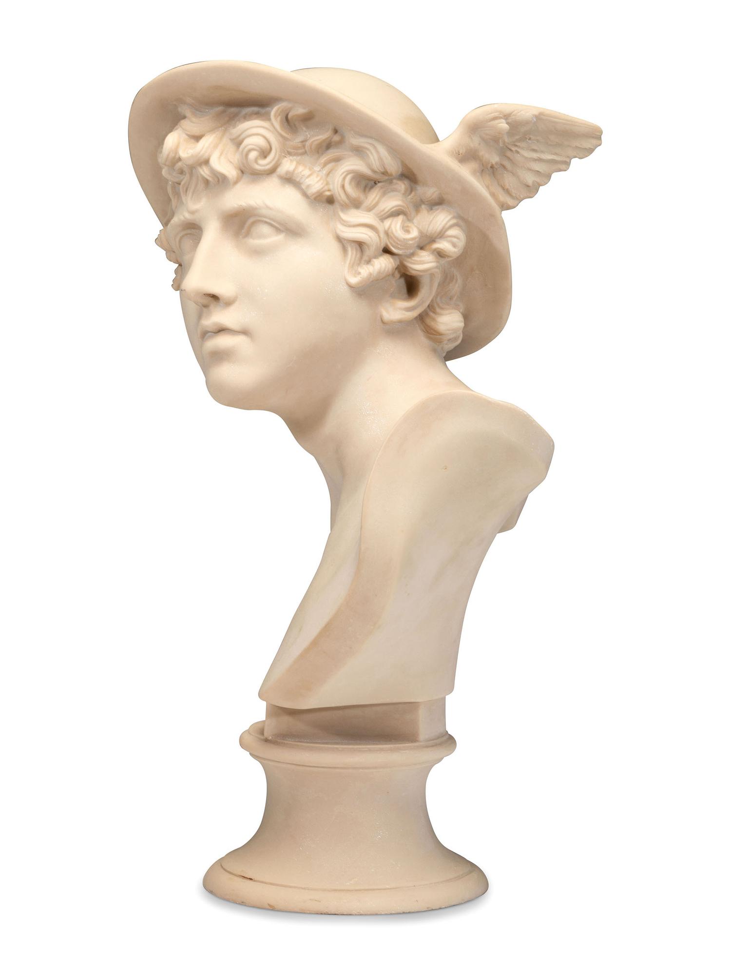 A Wedgwood Style Bust of Mercury