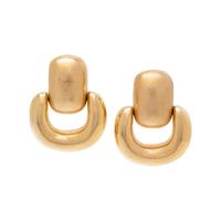 YELLOW GOLD EARCLIPS