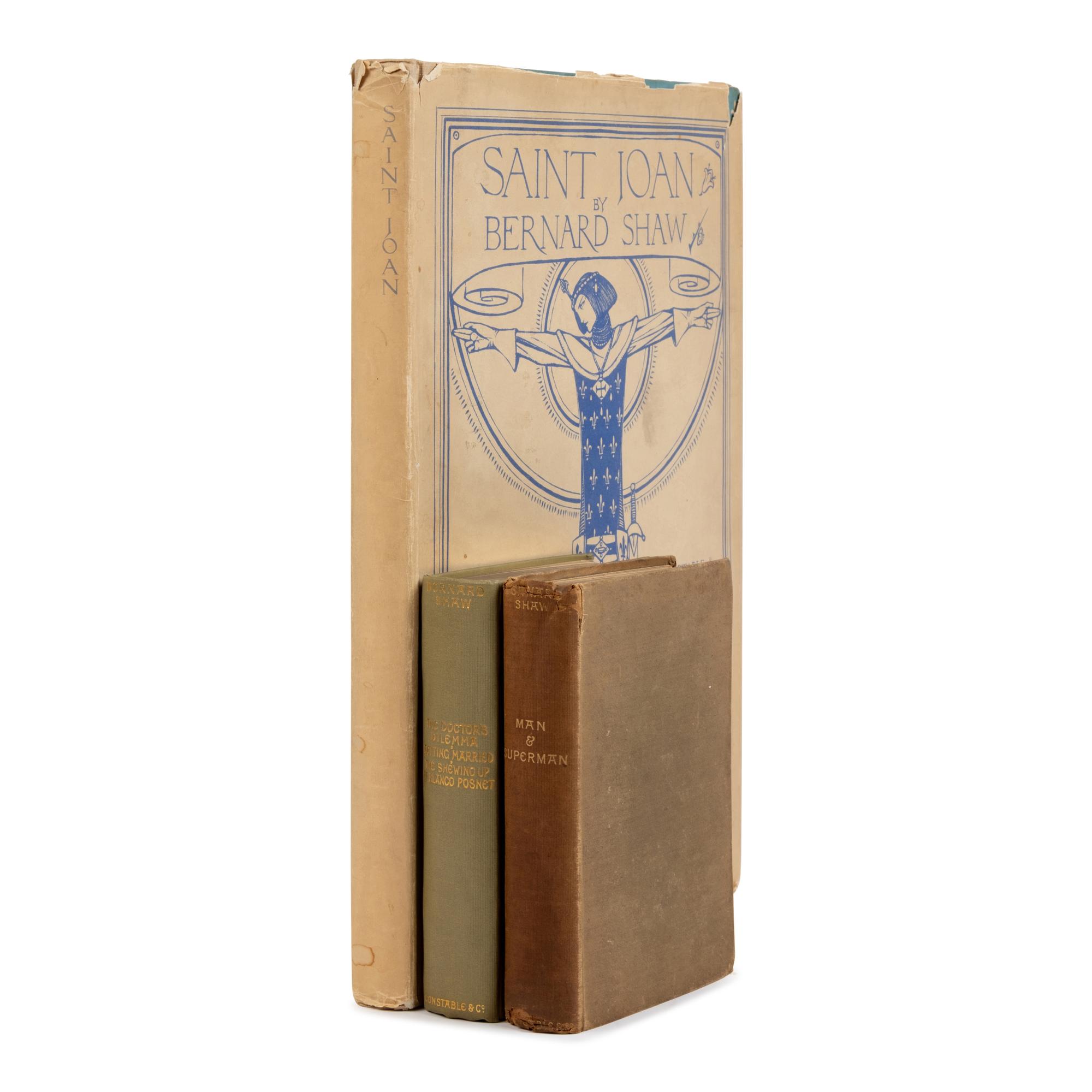 Shaw, George Bernard (1856-1950). Saint Joan. A Chronicle Play in Six Scenes and an Epilogue . London: Constable and Co., 1924.