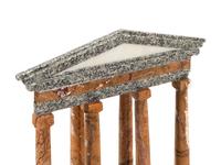 Five Grand Tour Style Marble Models of Ruins