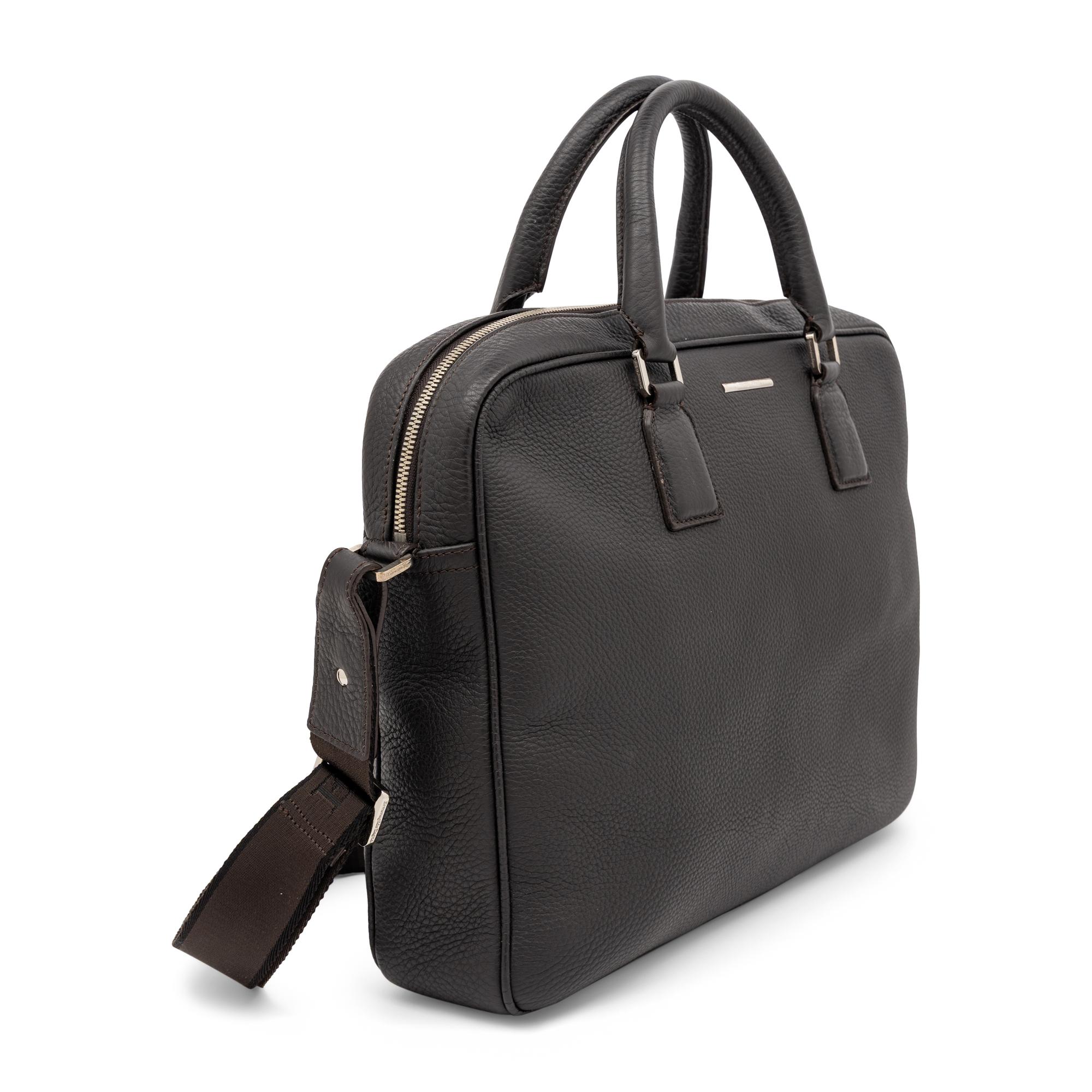Ermenegildo Zegna, Leather Messenger Bag