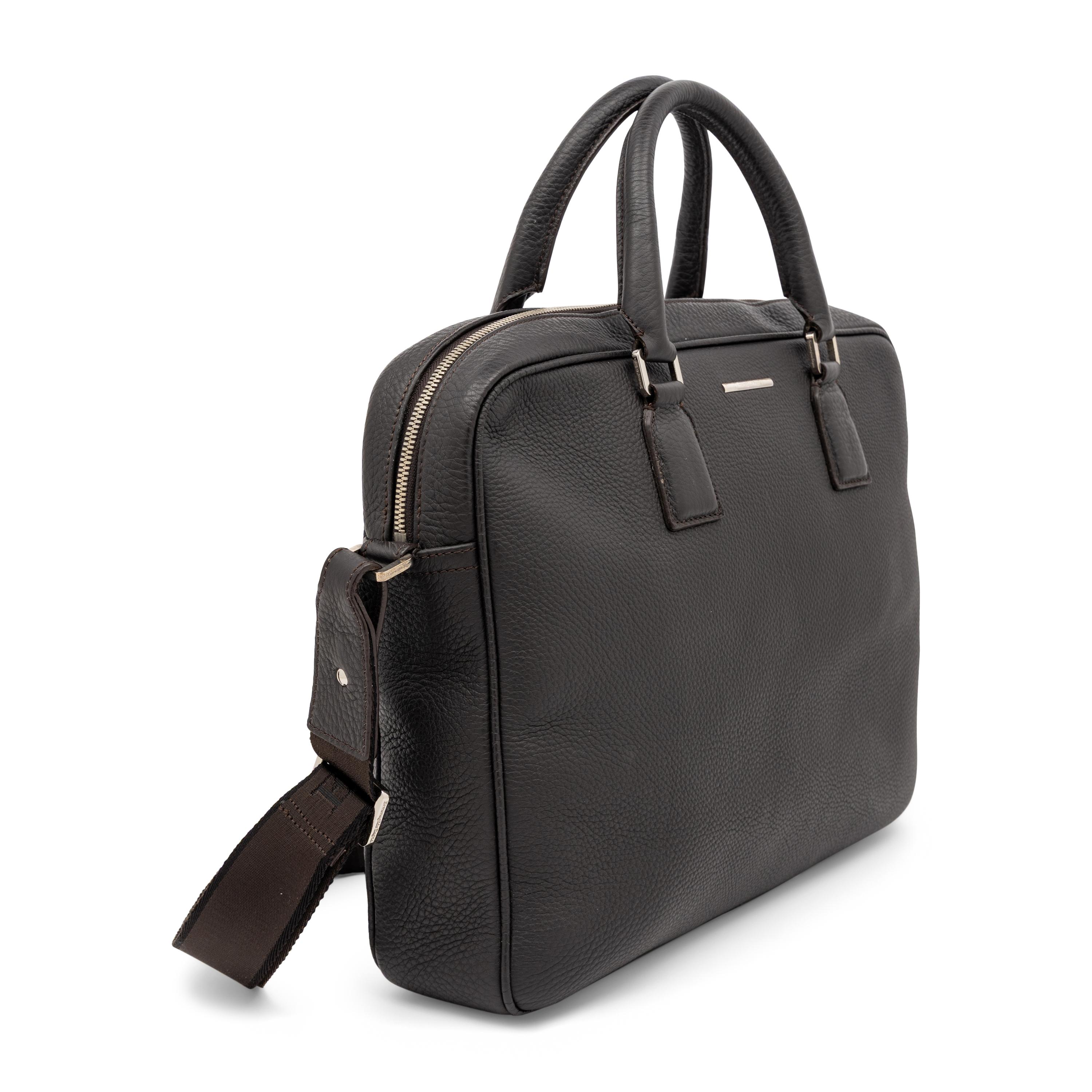 Ermenegildo Zegna, Leather Messenger Bag