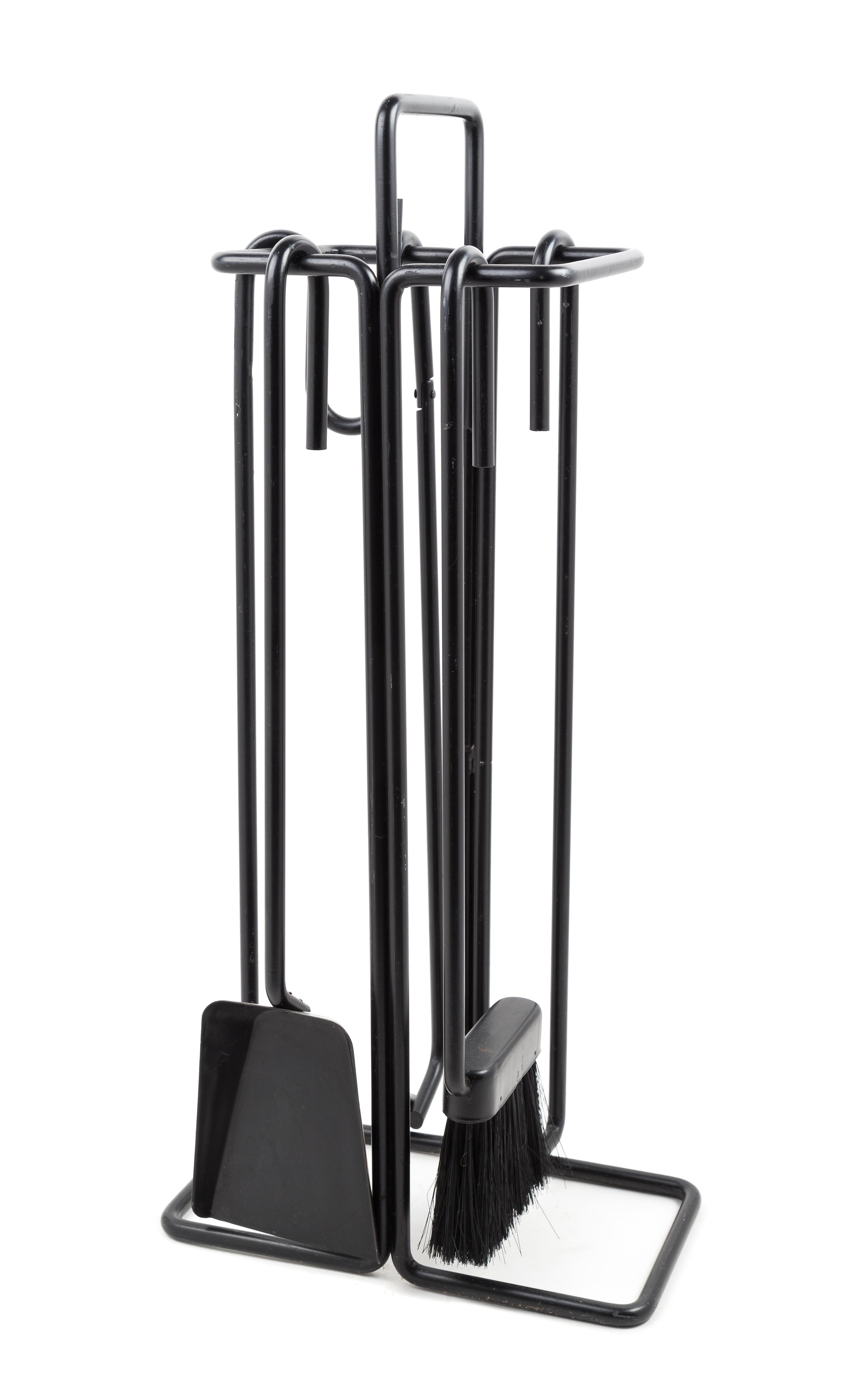 Modern, SECOND HALF 20TH CENTURY, a set of fireplace tools