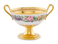A Sèvres Porcelain Footed Bowl ( Coupe à Bouillon Hémisphérique )