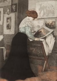 Dans l'atelier , c. 1907