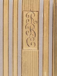 YELLOW GOLD AND PLATINUM CIGARETTE CASE