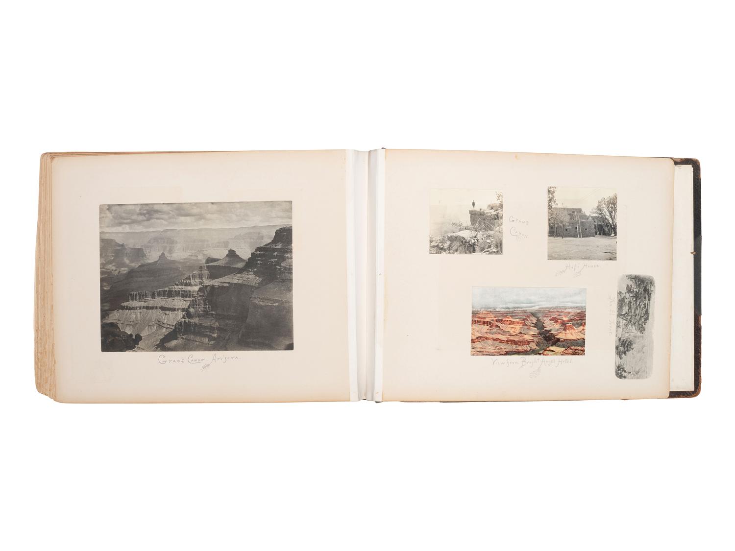 [NATIVE AMERICANS]. JUNKIN, William W. (1831-1903). A Collection of Indian Photographs and Views with Photos of a Few White Employes [ sic ] Together with Some Indian Letters and Paintings. Made by W.W. Junkin, Fairfield, Iowa. 1889-93.