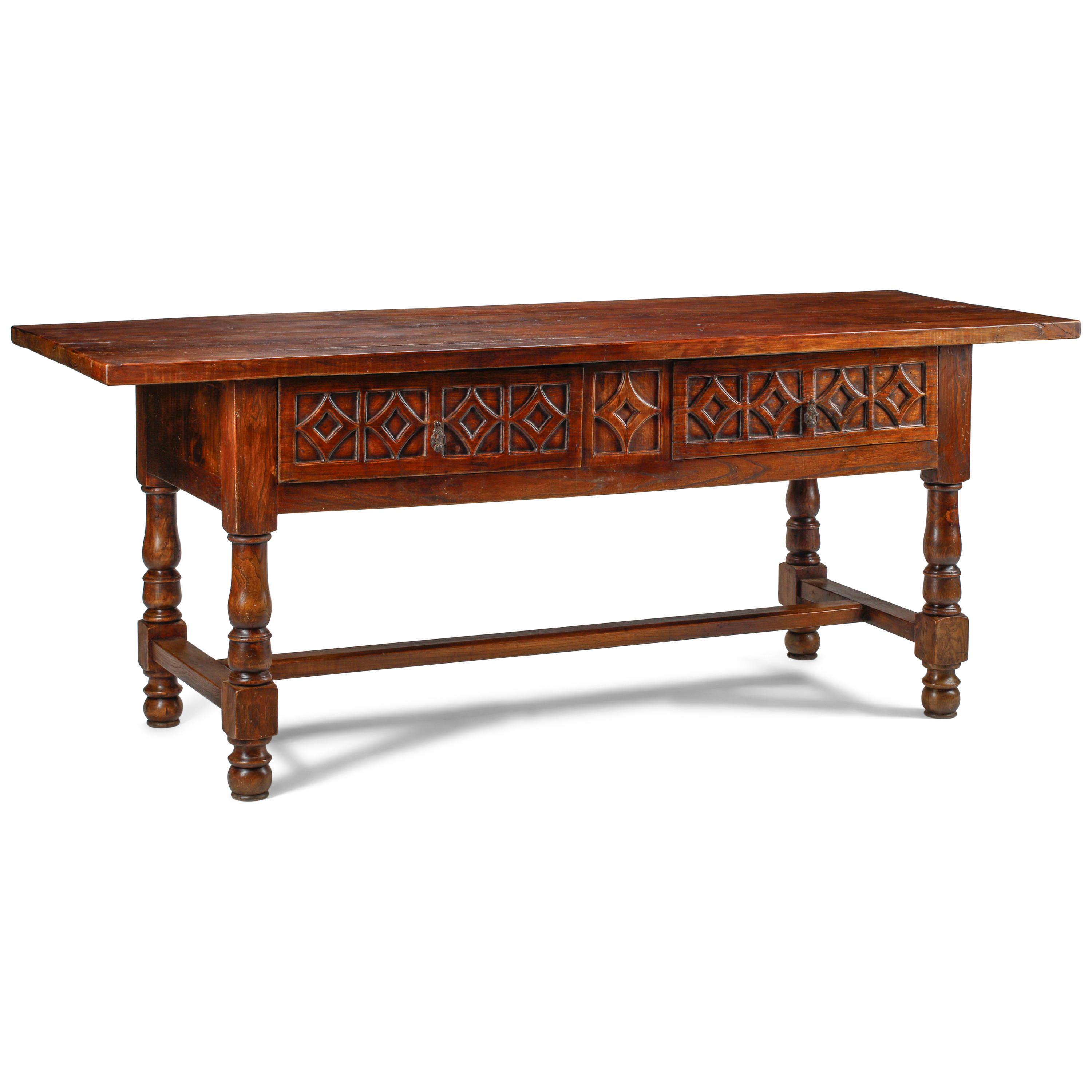 An Italian Renaissance Style Oak Table
