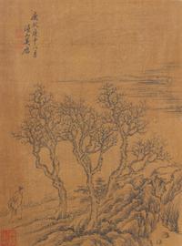 After Wu Li, (Chinese, 1632-1718), depicting mountainous landscape scenes.