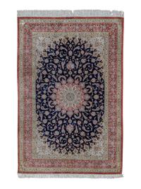 A Tabriz Silk Rug