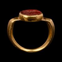 A Roman Carnelian Ringstone with Fortuna
