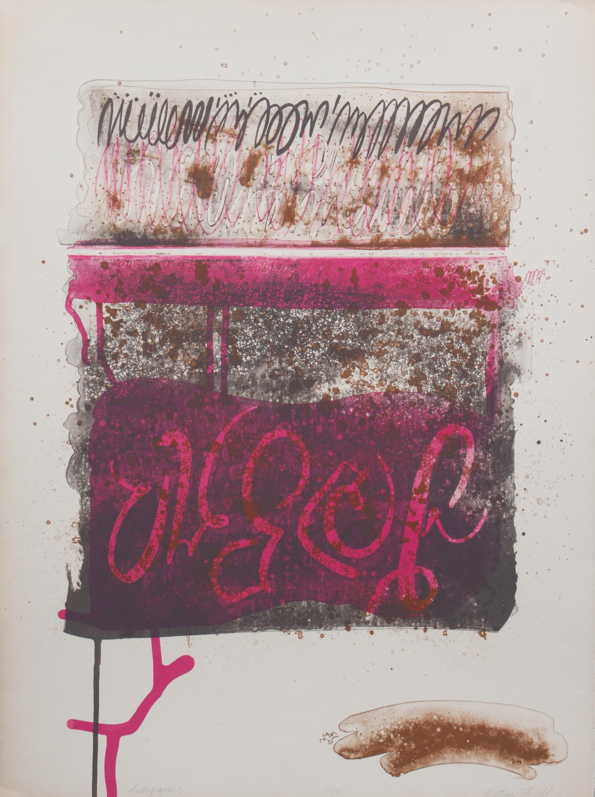 Arthur Thrall, (Wisconsin, 1926-2015), Autographic
