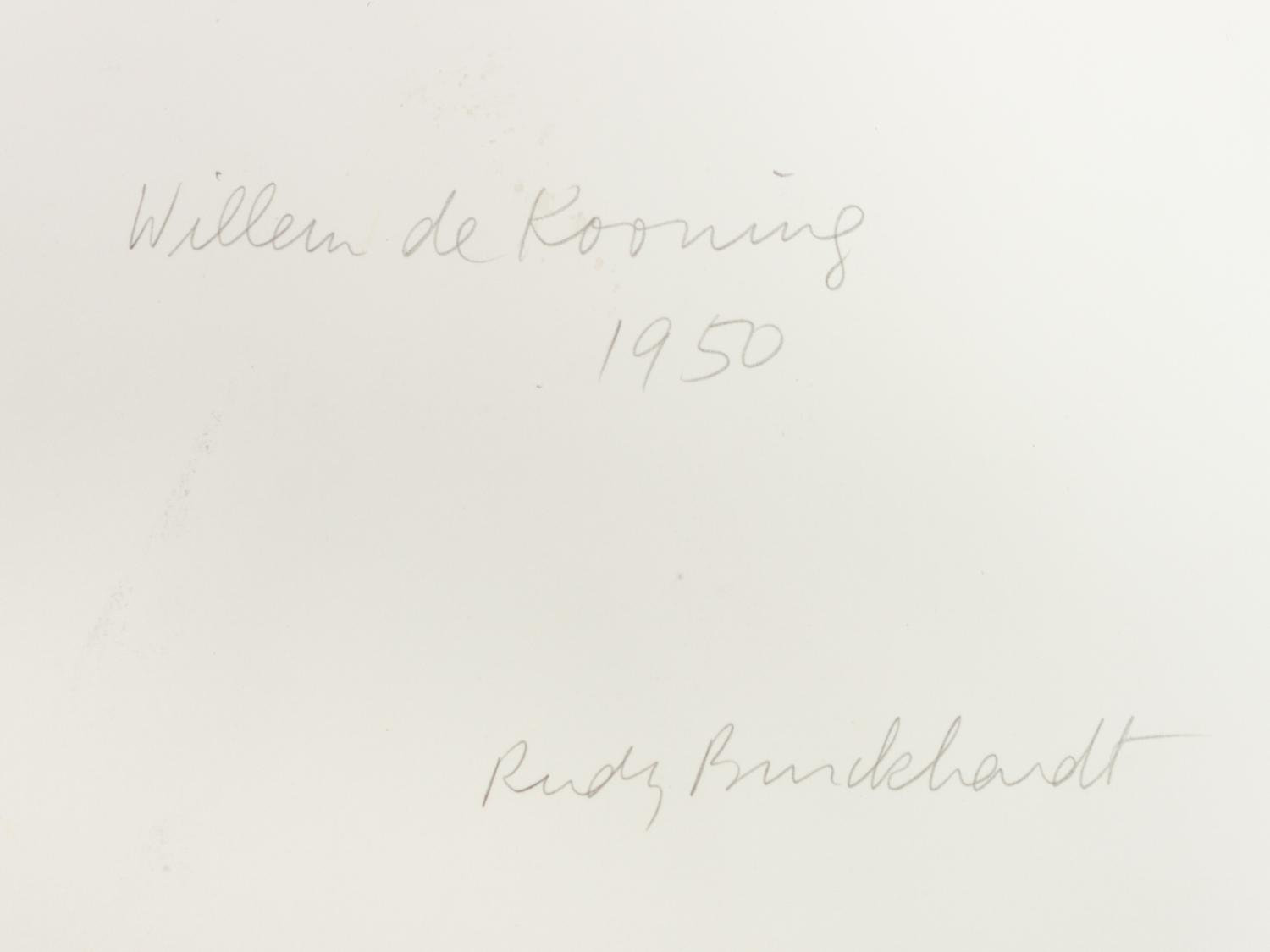 A group of three prints ( Willem de Kooning , 1950; Broadway and Fifth Avenue , 1950; Flat Iron Building, Summer , 1947)