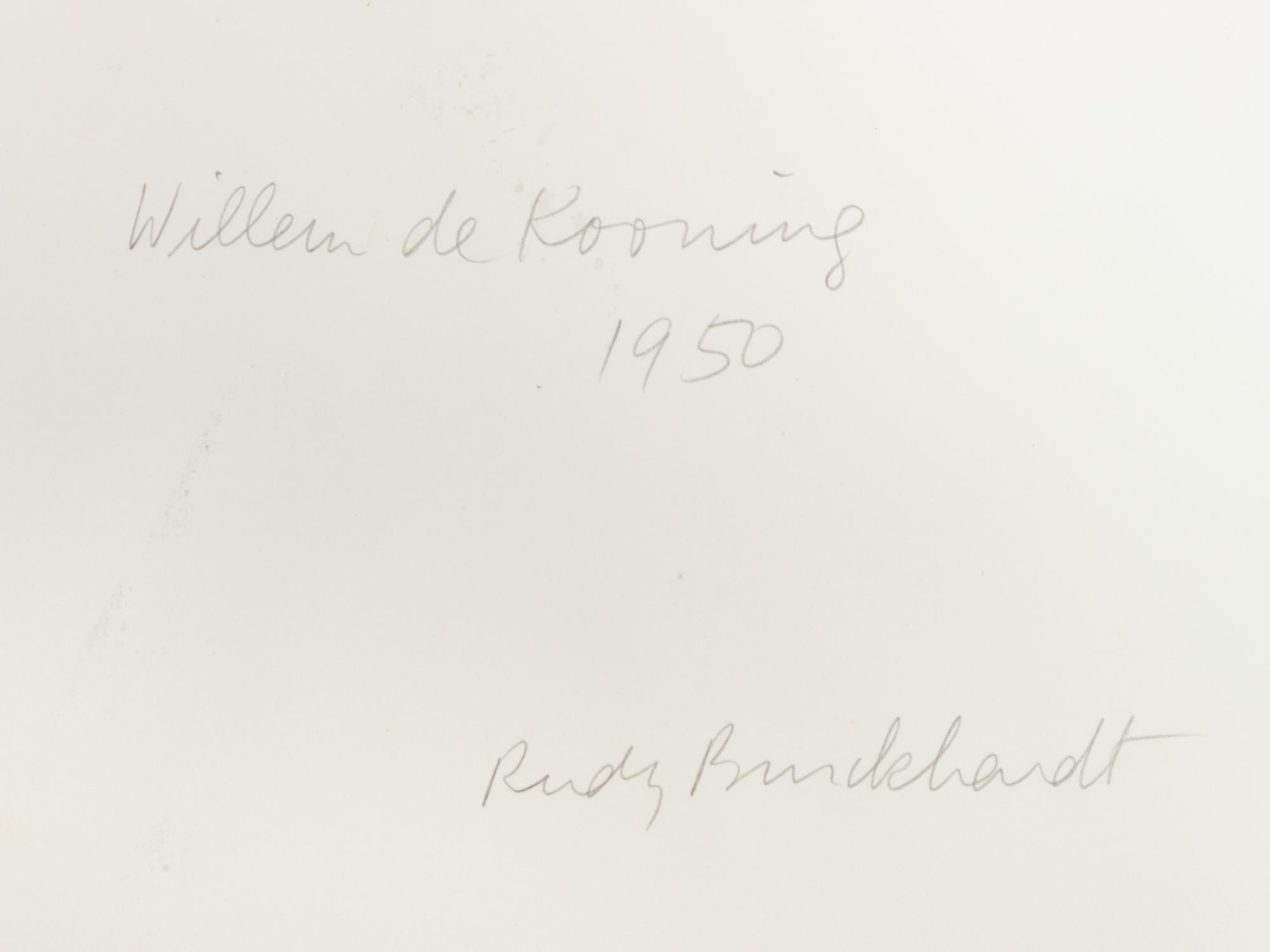 A group of three prints ( Willem de Kooning , 1950; Broadway and Fifth Avenue , 1950; Flat Iron Building, Summer , 1947)