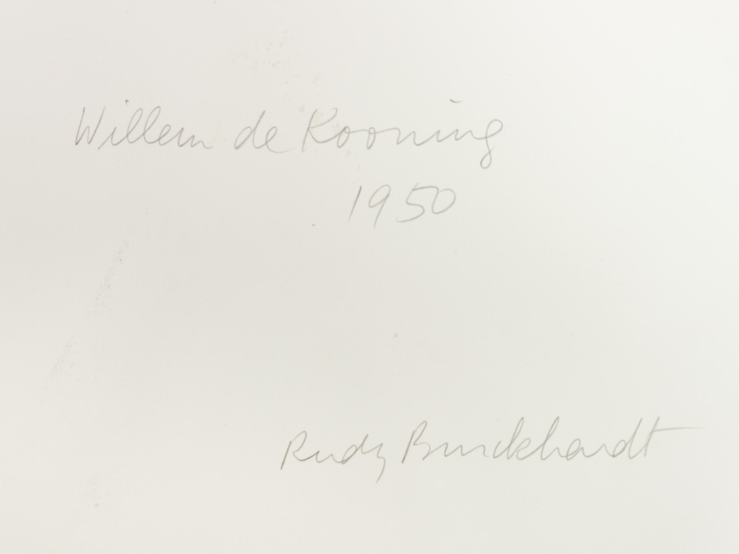 A group of three prints ( Willem de Kooning , 1950; Broadway and Fifth Avenue , 1950; Flat Iron Building, Summer , 1947)