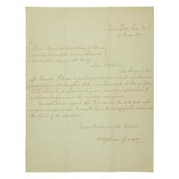 [Mormonism] Young, Brigham. Autograph Letter, signed