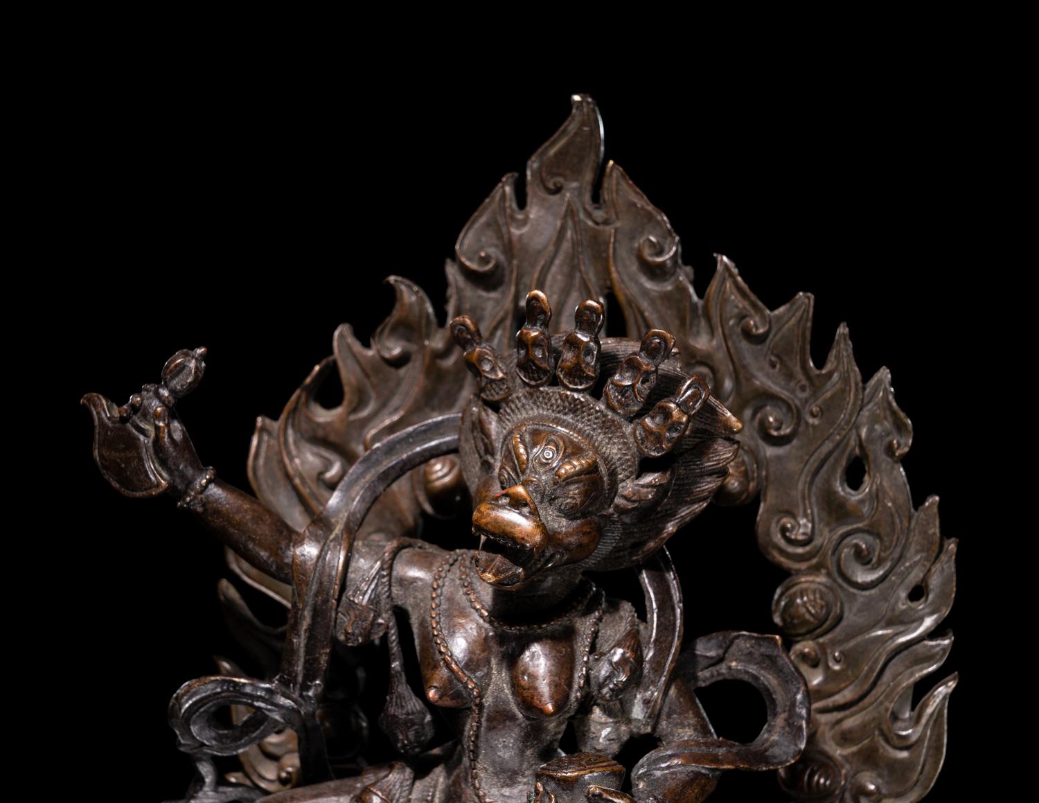 A Sino-Tibetan Bronze Figure of a Bodhisattva