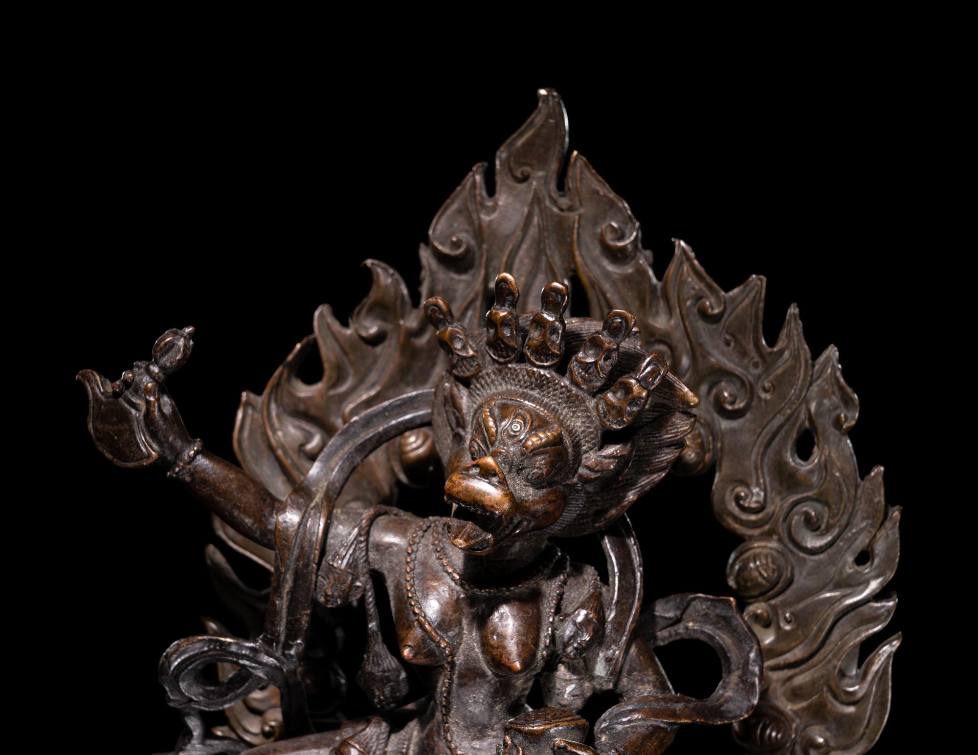 A Sino-Tibetan Bronze Figure of a Bodhisattva