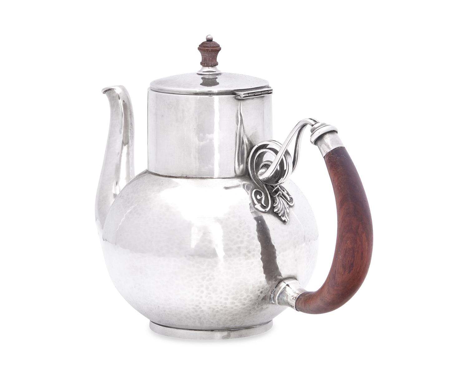 A Georg Jensen Silver Coffee Pot