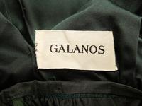 Galanos, Deep Green Cocktail Dress