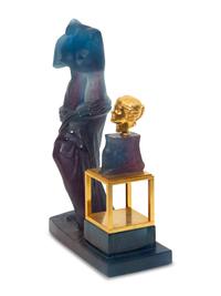A Daum Pâte de Verre and Bronze Sculpture, Le désir hyperrationnel