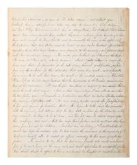 [CIVIL WAR]. THAYER, William Henry. Autograph letter signed ("Wm. Henry Thayer") as regimental surgeon, 14th New Hampshire Infantry, describing the wounding, treatment, and death of his fellow soldier Colonel Alexander Gardiner who was mortally injured at the Battle of Opequan. Winchester, VA, 9 October 1864.