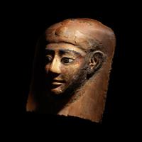 An Egyptian Cartonnage Mummy Mask