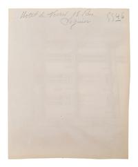 A group of four photographs ( Hôtel de Mainville, place des Vosges 12 , 1911-1912; Hôtel de Canhillac, place des Vosges 14 , 1911-1912; Hôtel de Nevers, 18 rue Seguier , 1908; Hôtel Beauffremont, rue de Grenelle 87 , 1901)