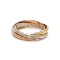 TRICOLOR GOLD RING