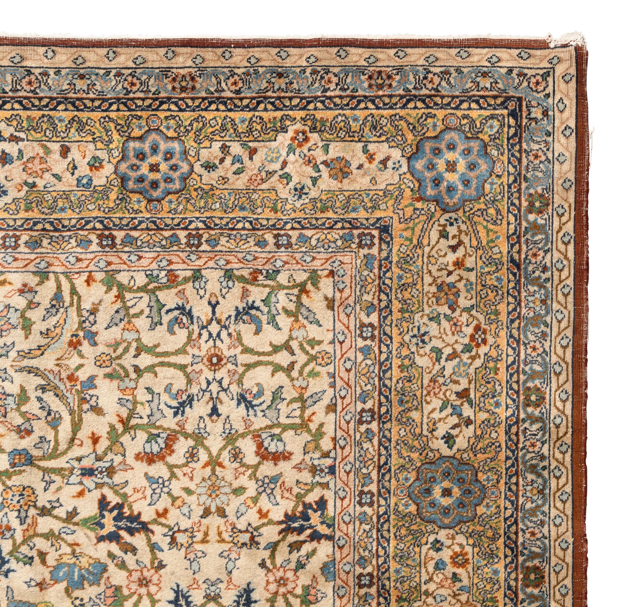 A Kashan Wool Rug
