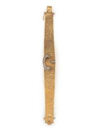 GENEVE, YELLOW GOLD AND DIAMOND SURPRISE WATCH