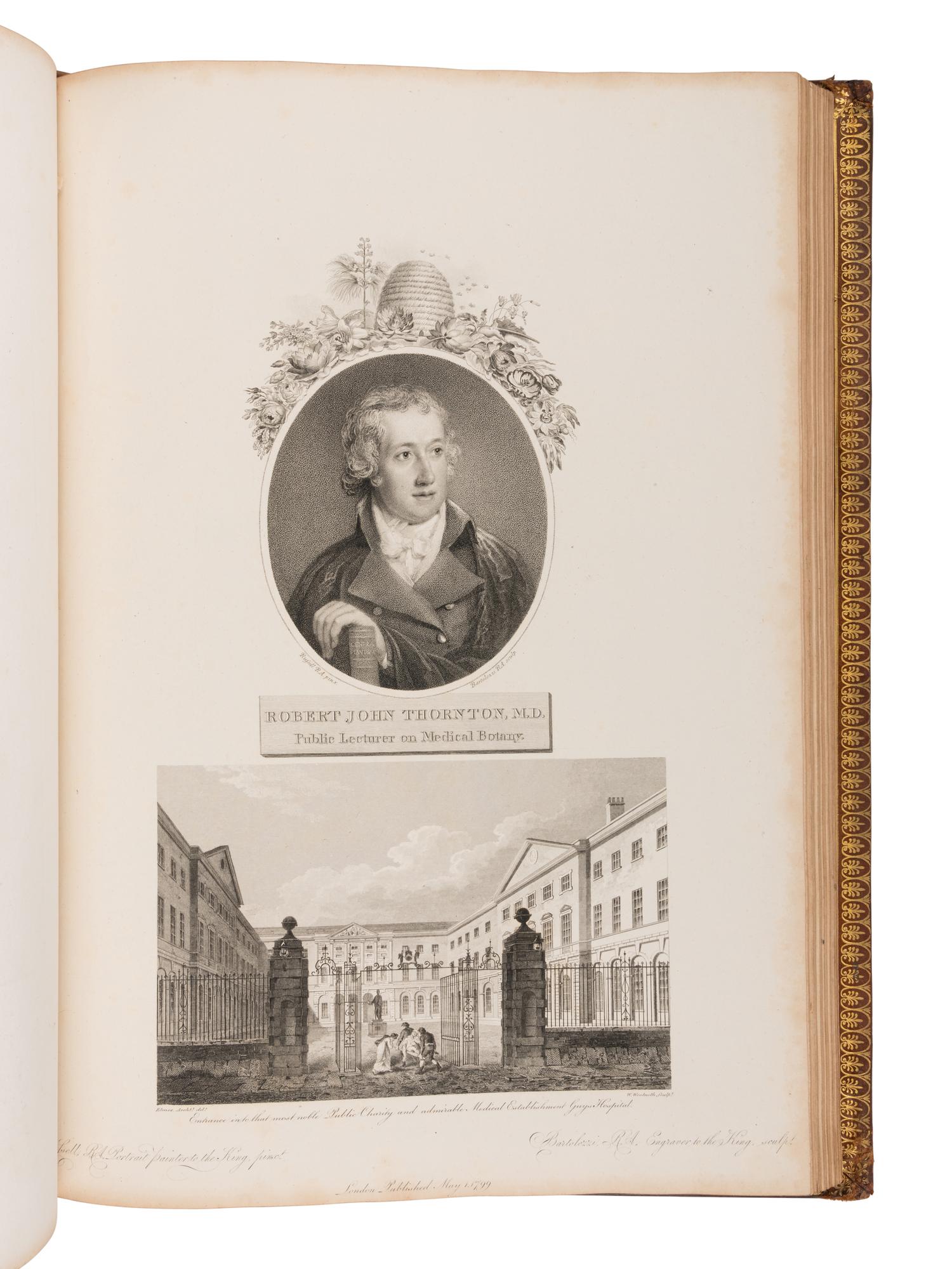 THORNTON, Robert John (1768-1837). The Philosophy of Botany . London: T. Bensley for the publishers, White, Johnson and Co. ...and the author, [1799]-1810.