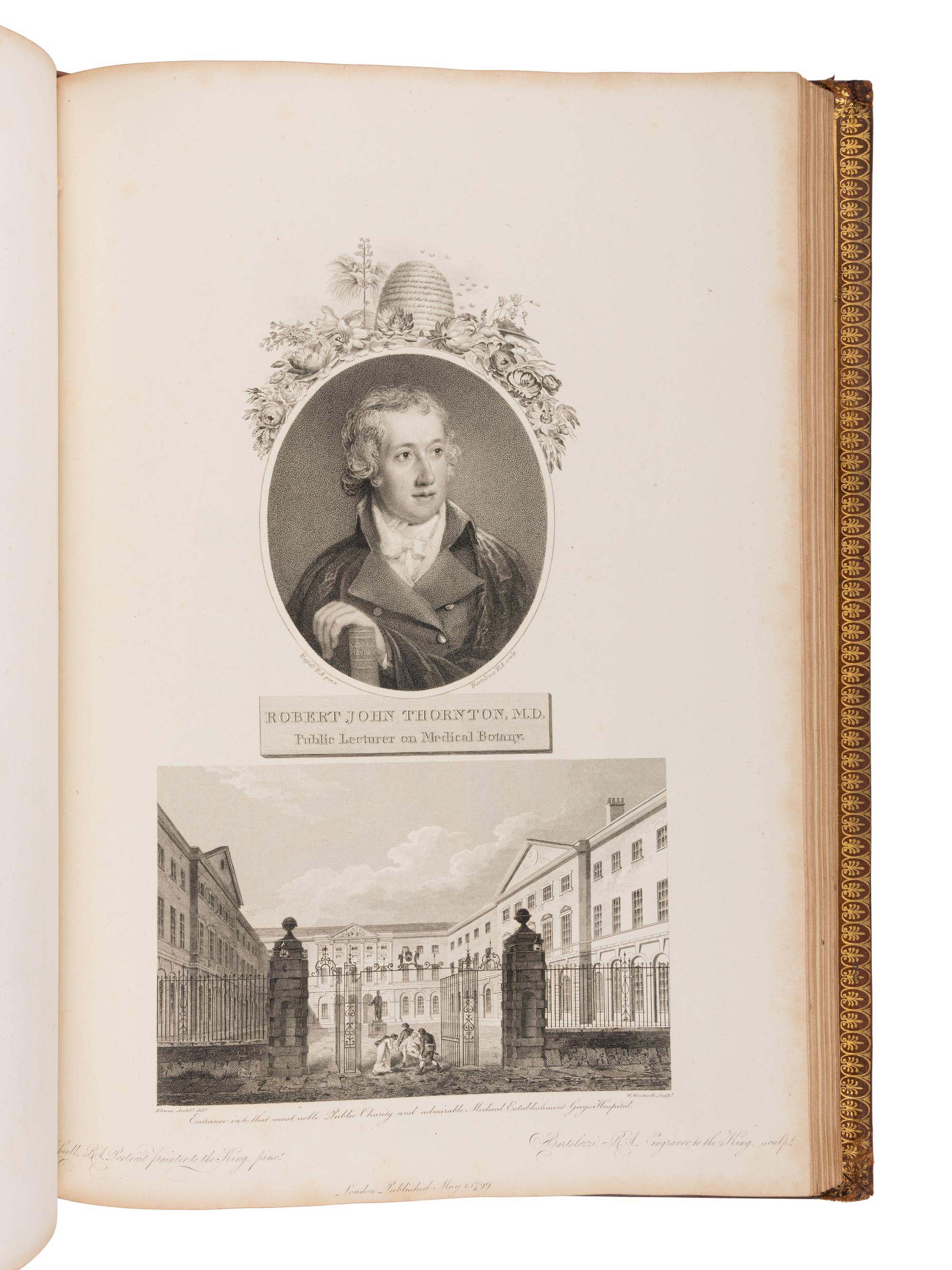 THORNTON, Robert John (1768-1837). The Philosophy of Botany . London: T. Bensley for the publishers, White, Johnson and Co. ...and the author, [1799]-1810.