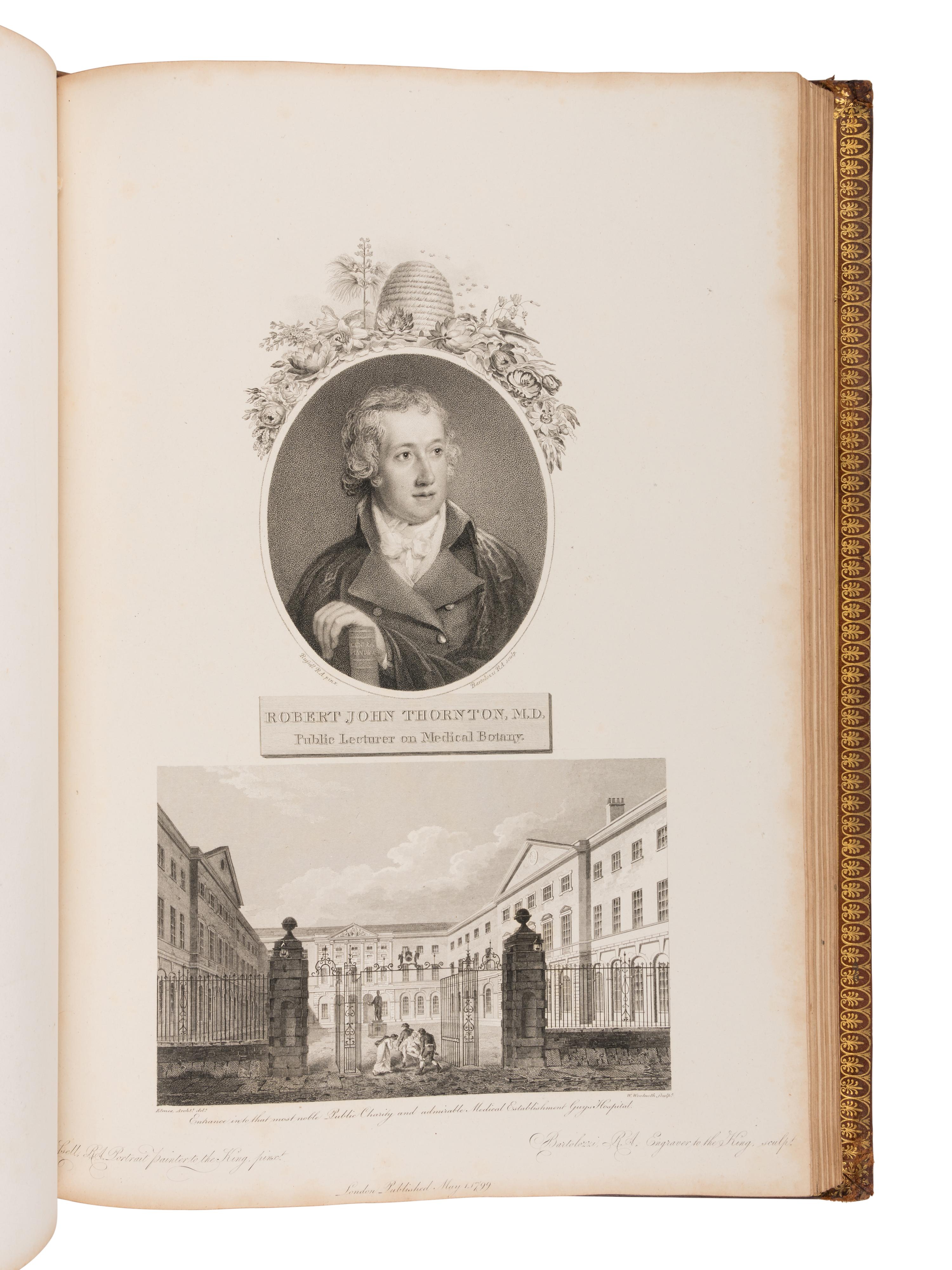 THORNTON, Robert John (1768-1837). The Philosophy of Botany . London: T. Bensley for the publishers, White, Johnson and Co. ...and the author, [1799]-1810.