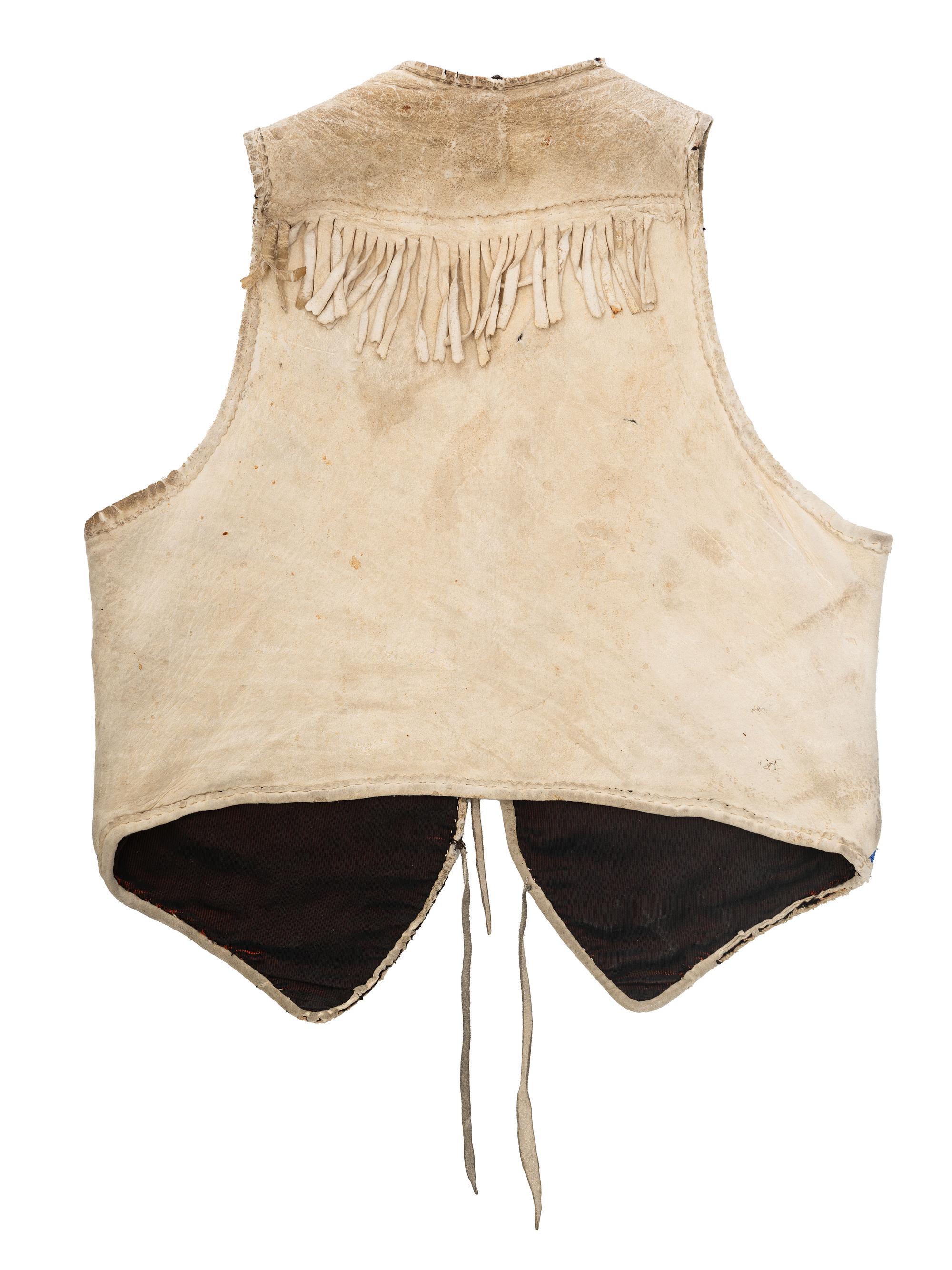 Plateau Beaded Hide Vest