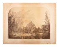 WATKINS, Carleton (1829-1916), photographer. The Three Brothers, Yosemite . [Ca 1861-1863].
